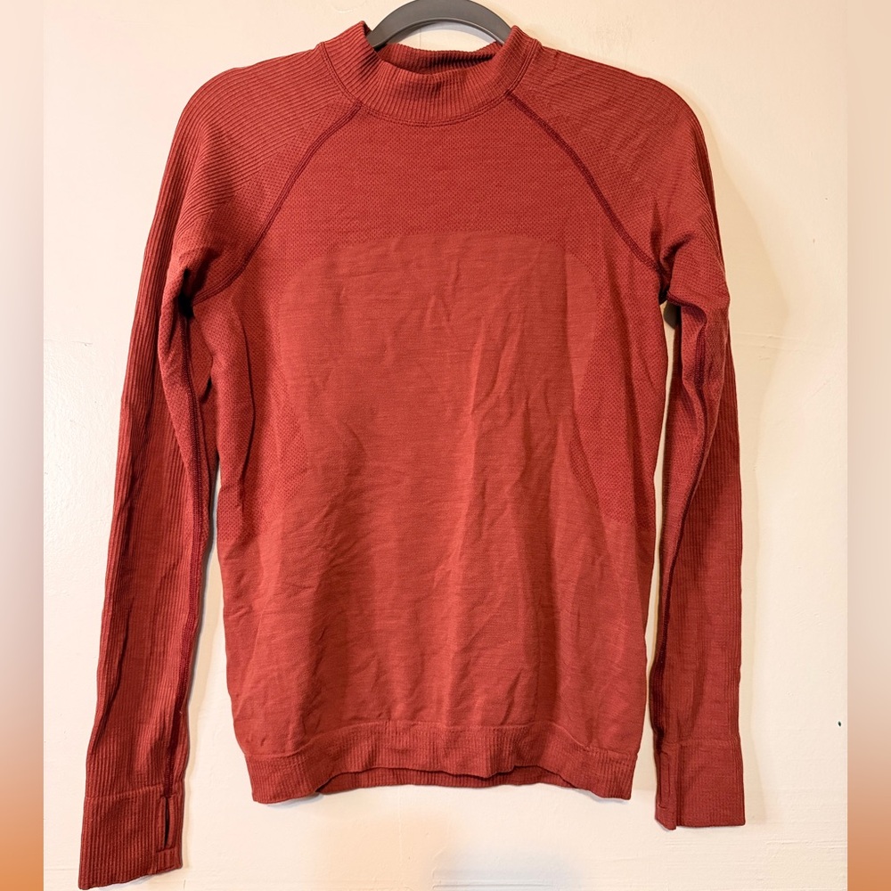 lululemon athletica Red Sweatshirt